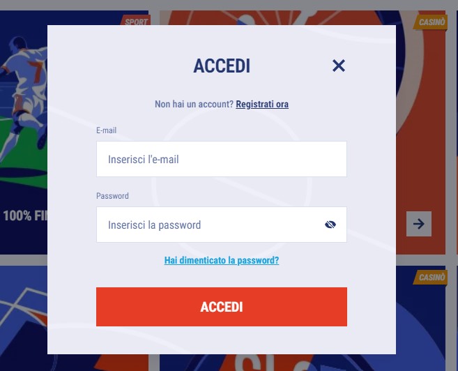 accesso a Tikitaka casino