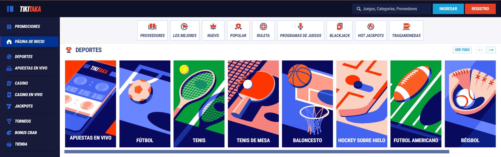 Comencemos con Tikitaka Casino - Tikitaka