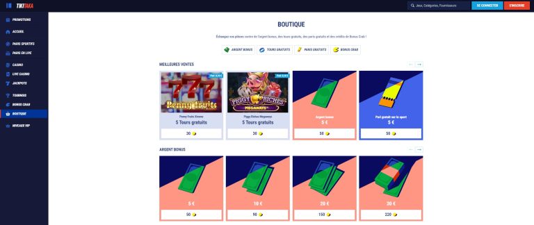 Tikitaka Casino - Toutes les informations nécessaires
